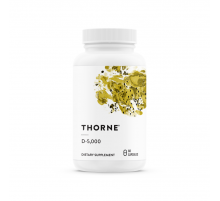 Витамин Д3, D-5000, Vitamin D, Thorne Research, NSF Certified for Sport, 60 капсул