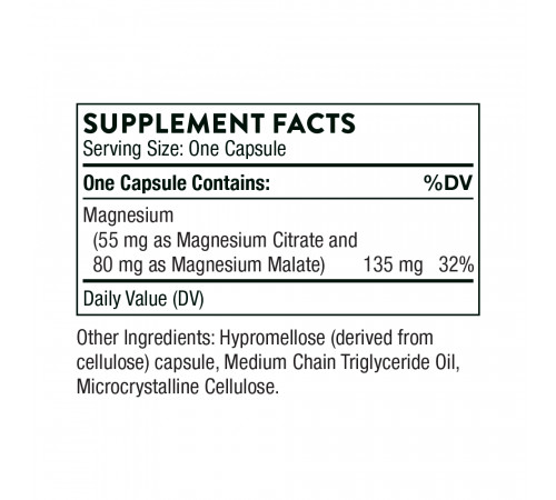 Цитрат магния, Magnesium CitraMate™, Thorne Research, 90 капсул Цитрат магния, Magnesium CitraMate™, Thorne Research, 90 капсул