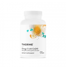 Омега-3 с коэнзимом Q10, Omega-3 w/ CoQ10, Thorne Research, 90 капсул