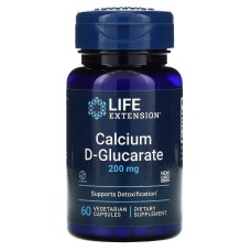D-глюкарат кальция, Calcium D-glucarate, Life Extension, 60 вегетарианских капсул