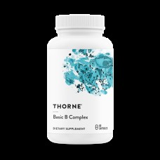 Базовый комплекс Витамина B, Basic B Complex, Thorne Research, 60 капсул