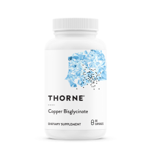 Бисглицинат меди, Copper Bisglycinate, Thorne Research, 60 капсул