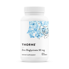 Бисглицинат цинка 30 мг, Zinc Bisglycinate 30 mg, Thorne Research, 60 капсул