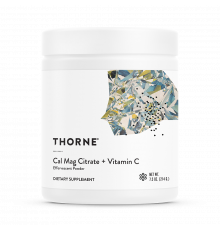 Цитрат кальция и магния, Cal-Mag Citrate, Thorne Research, шипучий порошок, 214 г