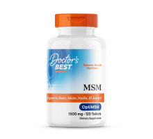MSM 1500 мг, MSM with OptiMSM 1500 mg, Doctor's Best, 120 таблеток