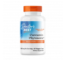 Куркумин с Мерива 500 мг, Curcumin Phytosome, Doctor's Best, 60 капсул