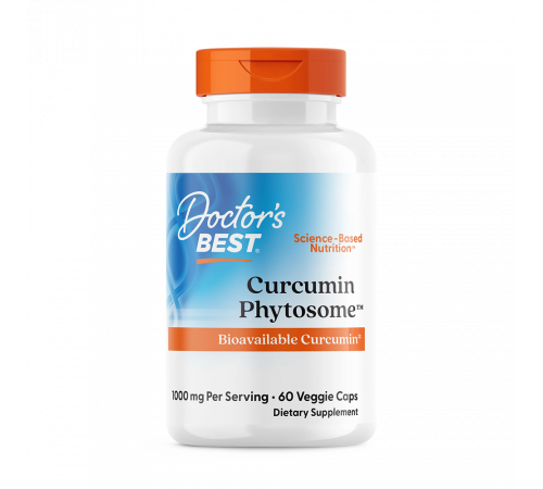 Куркумин с Мерива 500 мг, Curcumin Phytosome, Doctor's Best, 60 капсул Куркумин с Мерива 500 мг, Curcumin Phytosome, Doctor's Best, 60 капсул