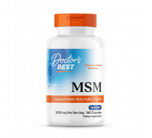 MSM 1000 мг, MSM with OptiMSM 1000 mg, Doctor's Best, 360 капсул