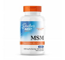 MSM 1000 мг, MSM with OptiMSM 1000 mg, Doctor's Best, 360 капсул