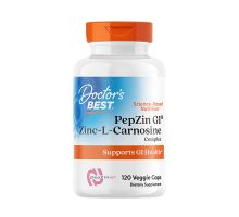Цинк-L-карнозин, PepZin GI, Doctor's Best, 120 вегетарианских капсул