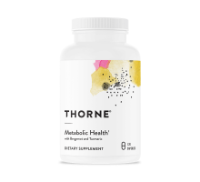 Метаболическое здоровье с бергамотом и куркумой, Metabolic Health, Thorne Research, 120 капсул