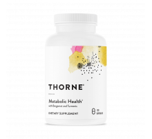 Метаболическое здоровье с бергамотом и куркумой, Metabolic Health, Thorne Research, 120 капсул