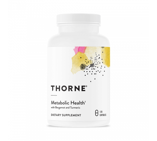 Метаболическое здоровье с бергамотом и куркумой, Metabolic Health, Thorne Research, 120 капсул Метаболическое здоровье с бергамотом и куркумой, Metabolic Health, Thorne Research, 120 капсул