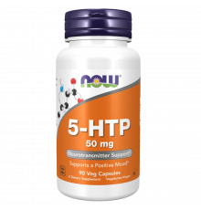 5-Гидрокситриптофан 50 мг, 5-HTP 50 mg, Now Foods, 90 капсул