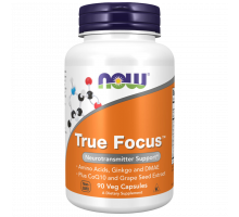 Поддержка когнитивных функций Тру Фокус, True Focus, Now Foods, 90 вегетарианских капсул