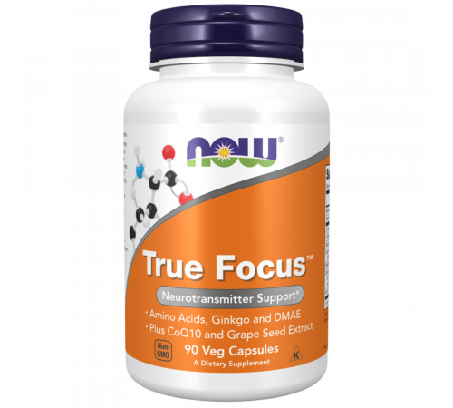 Поддержка когнитивных функций Тру Фокус, True Focus, Now Foods, 90 вегетарианских капсул Поддержка когнитивных функций Тру Фокус, True Focus, Now Foods, 90 вегетарианских капсул