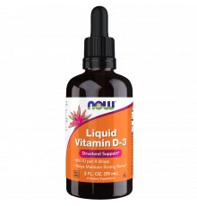 Жидкий витамин D‑3 400 IU, Liquid Vitamin D‑3 400 IU, Now Foods, 59 мл