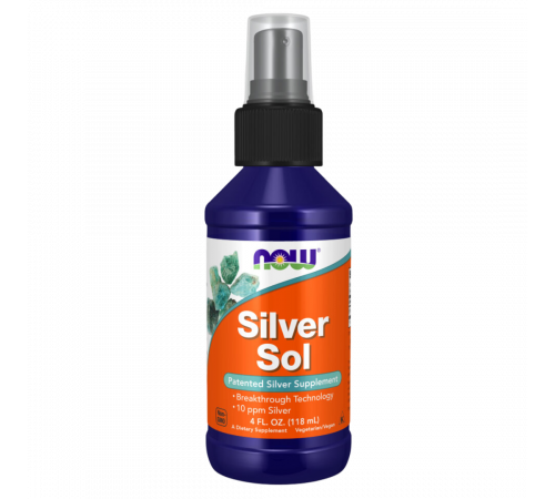 Раствор серебра, Silver Sol, Now Foods, 118 мл Раствор серебра, Silver Sol, Now Foods, 118 мл