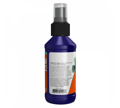 Раствор серебра, Silver Sol, Now Foods, 118 мл Раствор серебра, Silver Sol, Now Foods, 118 мл