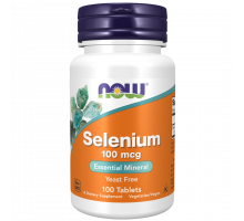 Селен 100 мкг, Selenium 100 mcg, Now Foods, 100 таблеток