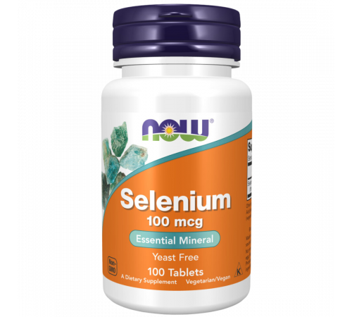 Селен 100 мкг, Selenium 100 mcg, Now Foods, 100 таблеток Селен 100 мкг, Selenium 100 mcg, Now Foods, 100 таблеток