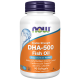 Двойная DHA‑500, Double Strength DHA‑500, Now Foods, 90 гелевых капсул
