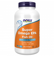 Супер Омега EPA, Super Omega EPA, Now Foods, 240 гелевых капсул