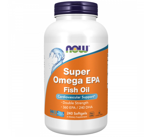 Супер Омега EPA, Super Omega EPA, Now Foods, 240 гелевых капсул Супер Омега EPA, Super Omega EPA, Now Foods, 240 гелевых капсул