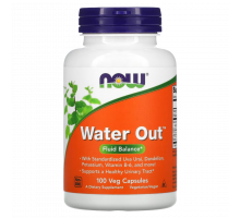 Выведение лишней жидкости, Water Out, Now Foods, 100 вегетарианских капсул