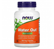 Выведение лишней жидкости, Water Out, Now Foods, 100 вегетарианских капсул