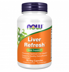 Комлекс для поддержки печени, Liver Refresh, Now Foods, 90 вегетарианских капсул