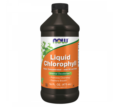 Жидкий хлорофилл мята, Liquid Chlorophyll Natural Mint, Now Foods, 473 мл Жидкий хлорофилл мята, Liquid Chlorophyll Natural Mint, Now Foods, 473 мл