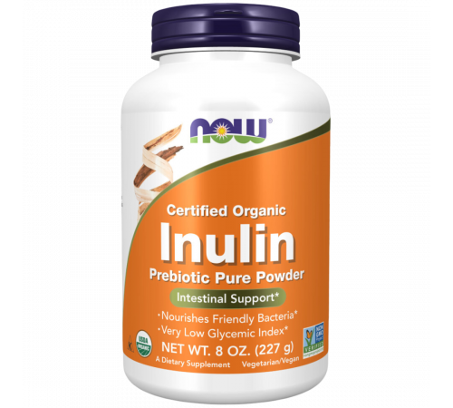 Органический инулин, Organic Inulin Powder, Now Foods, 227 г Органический инулин, Organic Inulin Powder, Now Foods, 227 г