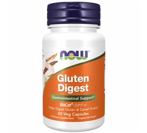 Ферменты Gluten Digest, Gluten Digest, Now Foods, 60 вегетарианских капсул Ферменты Gluten Digest, Gluten Digest, Now Foods, 60 вегетарианских капсул