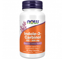 Индол‑3‑карбинол 200 мг, Indole‑3‑Carbinol 200 mg, Now Foods, 60 вегетарианских капсул
