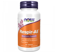 Комплекс для дыхательной системы, Respir‑All, Now Foods, 60 таблеток