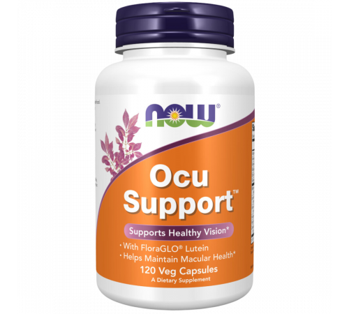 Поддержка зрения, Ocu Support, Now Foods, 120 вегетарианских капсул Поддержка зрения, Ocu Support, Now Foods, 120 вегетарианских капсул