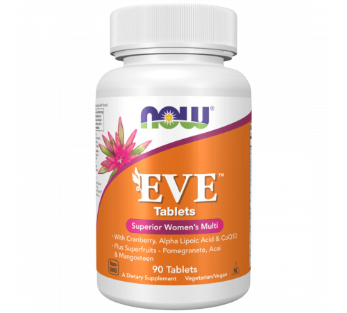 Мультивитамины Eve для женщин, Eve Women's Multivitamin, Now Foods, 90 таблеток Мультивитамины Eve для женщин, Eve Women's Multivitamin, Now Foods, 90 таблеток