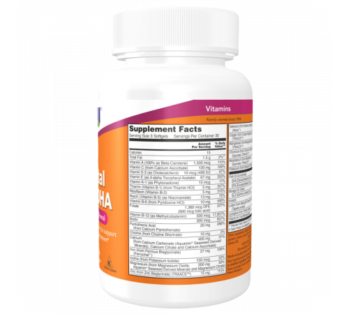 Пренатальные витамины + DHA, Prenatal Gels + DHA, Now Foods, 90 гелевых капсул Пренатальные витамины + DHA, Prenatal Gels + DHA, Now Foods, 90 гелевых капсул