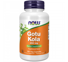 Экстракт Готу Кола 450 мг, Gotu Kola 450 mg, Now Foods, 100 вегетарианских капсул