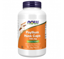Псиллиум, Psyllium Husk Caps, 700 мг, Now Foods, 180 капсул