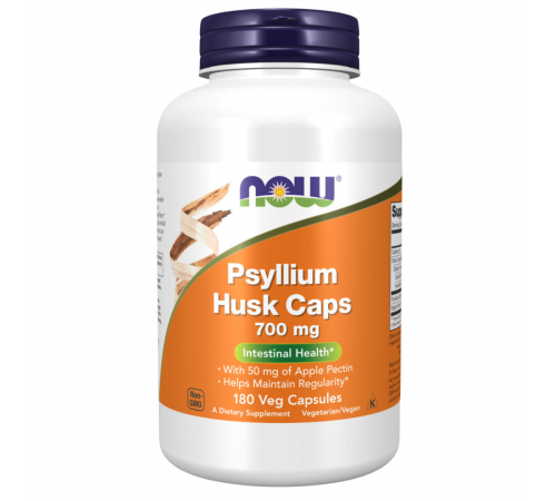 Псиллиум, Psyllium Husk Caps, 700 мг, Now Foods, 180 капсул Псиллиум, Psyllium Husk Caps, 700 мг, Now Foods, 180 капсул