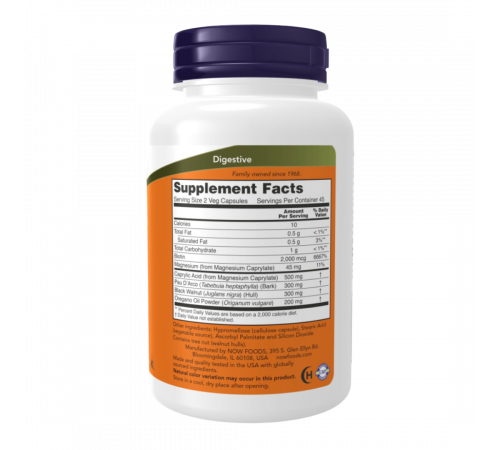 Поддержка микрофлоры кишечника 90 капсул, Candida Support, Now Foods, 90 вегетарианских капсул