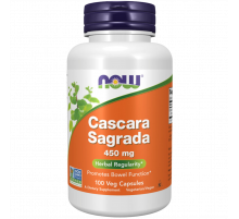  Натуральное слабительное Cascara Sagrada, Now Foods, 100 вегетарианских капсул