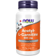 Ацетил-L-карнитин 500 мг, Acetyl-L-Carnitine 500 mg, Now Foods, 50 вегетарианских капсул