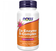 Комплекс витаминов группы Б, Co‑Enzyme B‑Complex, Now Foods, 60 вегетарианских капсул
