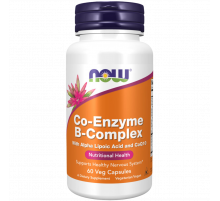 Комплекс витаминов группы Б, Co‑Enzyme B‑Complex, Now Foods, 60 вегетарианских капсул