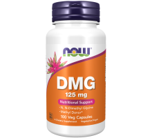 ДМГ 125 мг, DMG 125 mg, Now Foods, 100 вегетарианских капсул