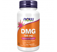 ДМГ 125 мг, DMG 125 mg, Now Foods, 100 вегетарианских капсул