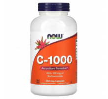 Витамин C‑1000 с биофлавоноидами, C‑1000 with Bioflavonoids, Now Foods, 250 капсул